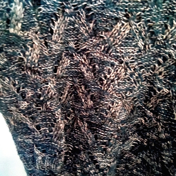 Open Knit Pointelle V Neckline Sweater - Picture 13 of 15